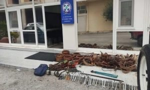 Read more about the article Συνελήφθη σπείρα που έκλεβε καλώδια χαλκού από τους ΤΟΕΒ