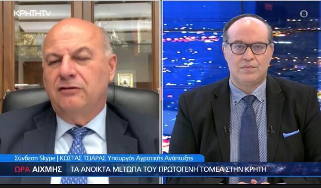 Στο Μέτρο 23 επιτραπέζια και οινοποιήσιμα σταφύλια, λέει ο Τσιάρας