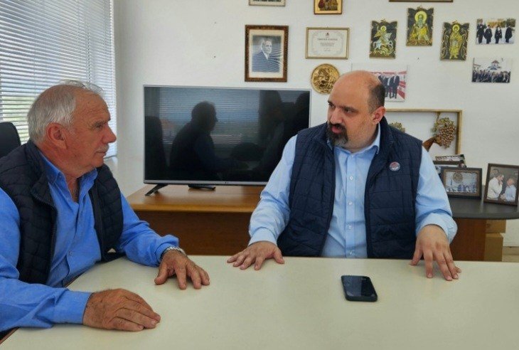 Read more about the article Στον Συνεταιρισμό Αγχιάλου ο Τριαντόπουλος για το Μέτρο 23