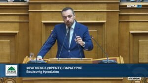 Read more about the article Παρασύρης: Δεν έχω την παραμικρή εμπλοκή ή συμμετοχή στο σκάνδαλο των παράνομων επιδοτήσεων