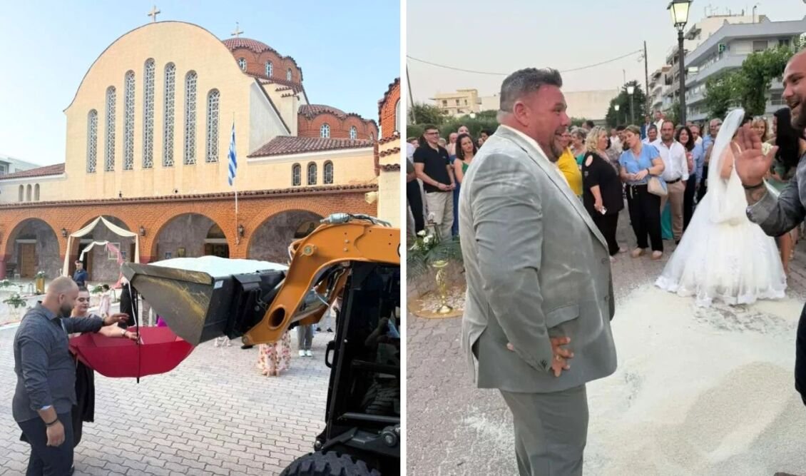 You are currently viewing Κιάτο: Έριξαν με… φορτωτή 550 κιλά ρύζι σε νεόνυμφους