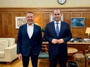 Read more about the article Συνάντηση Λάκη Βασιλειάδη με τον Διοικητή της Τράπεζας της Ελλάδος
