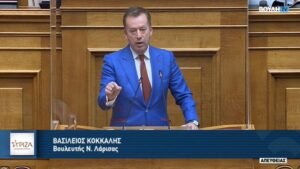 Read more about the article Κόκκαλης: Κυβερνητική αδράνεια και παλινωδίες απέναντι στην ευλογιά των αιγοπροβάτων