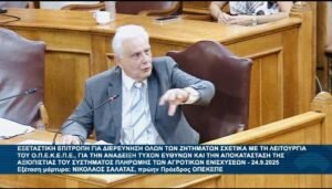 Read more about the article Σαλάτας: Να κάνουμε το Σταυρό μας να συνεχίσει η διαπίστευση πληρωμών για τη χώρα μας