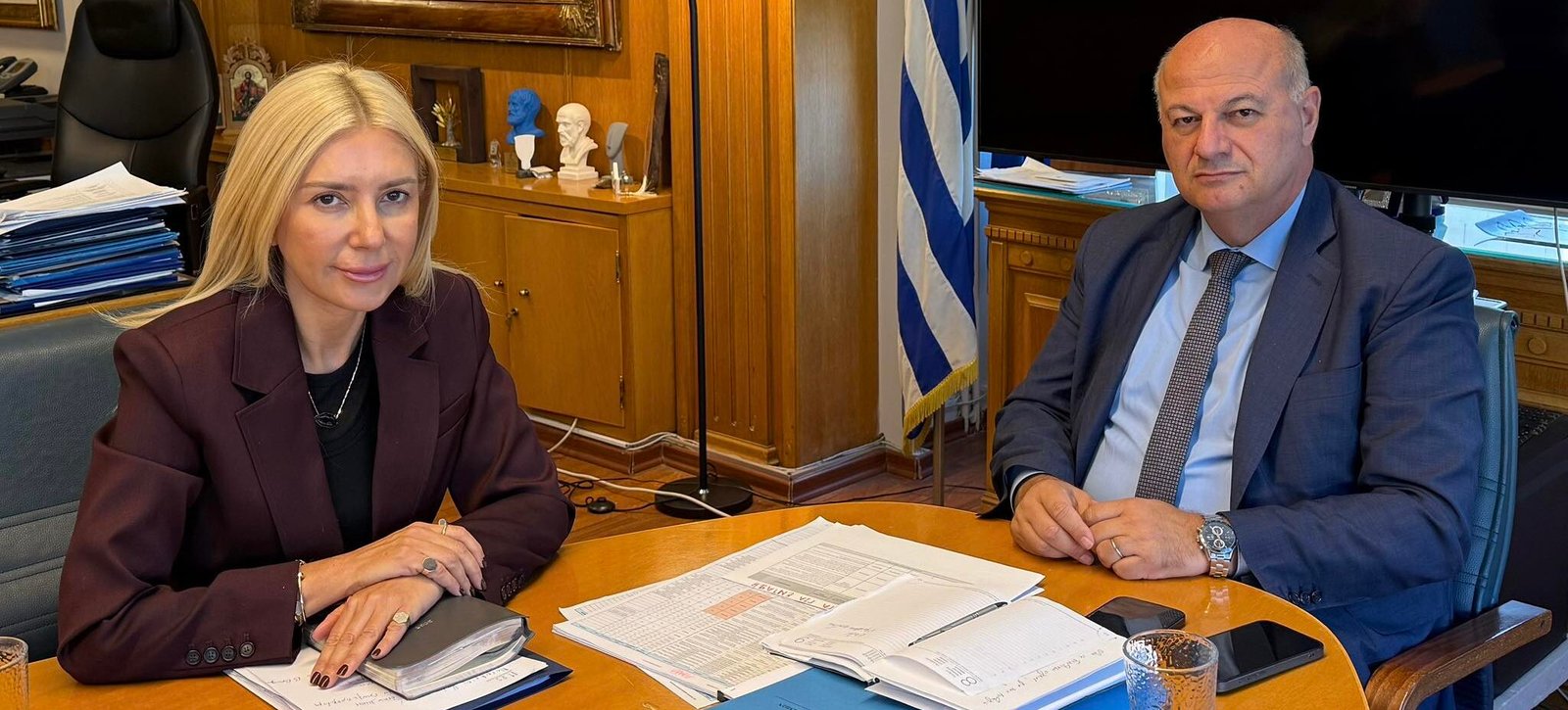 Read more about the article Για Νοέμβρη η πληρωμή του Μέτρου 23 είπε ο Τσιάρας στην Αραμπατζή