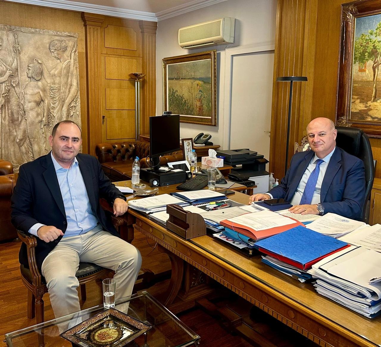 You are currently viewing Τσιάρας σε Βασιλειάδη: Yπάρχει η βούληση να δοθεί η αναγκαία ρευστότητα στους παραγωγούς
