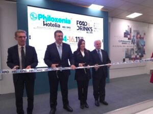 Read more about the article Ο Γιάννης Ανδριανός στα εγκαίνια των PHILOXENIA–HOTELIA και Food & Drinks