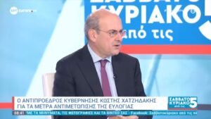 Read more about the article Χατζηδάκης: Τέλος εβδομάδας ή αρχές επόμενης η πληρωμή βασικής ενίσχυσης