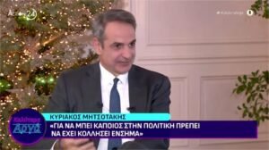 Read more about the article Μητσοτάκης: Κάποιοι “τραμπουκίζουν” αγρότες που θέλουν διάλογο, στη λογική να μη σπάσει το μέτωπο