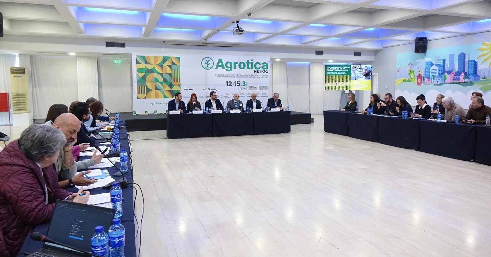Read more about the article Έντονα διεθνής η 31η Agrotica, με 1.520 εκθέτες από 42 χώρες και 49% αύξηση στις ξένες συμμετοχές