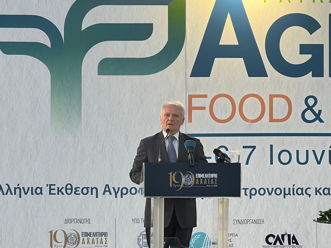 Read more about the article Ανδριανός: Η ελληνική αγροδιατροφή βασικός πυλώνας παραγωγής, ανθεκτικότητας και εξωστρέφειας