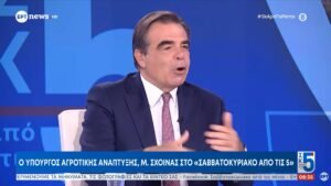 Read more about the article Σχοινάς: Την Δευτέρα το μεγάλο πακέτο πληρωμών, έρχεται το de minimis ρυζιού