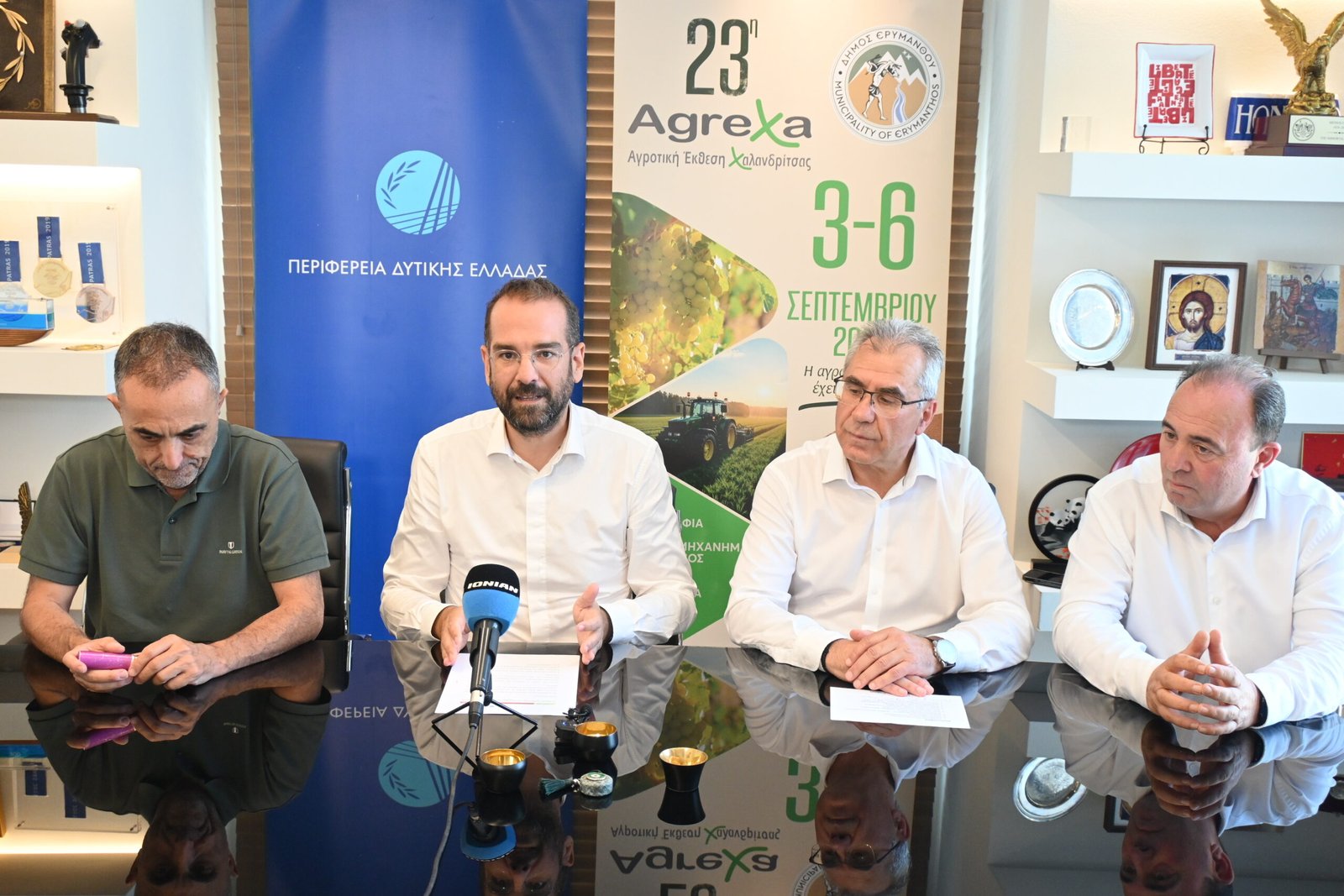Read more about the article Ν. Φαρμάκης: Τα αγροδιατροφικά προϊόντα της Δυτικής Ελλάδας να αποκτούν ακόμα μεγαλύτερη προστιθέμενη αξία