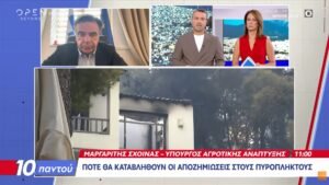 Read more about the article Μαργαρίτης Σχοινάς: Μέχρι το τέλος του έτους θα πληρώσουμε 1,1 δις ευρώ